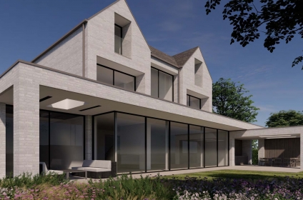 Modern Home with Curated Garden Modern Home with Curated Garden