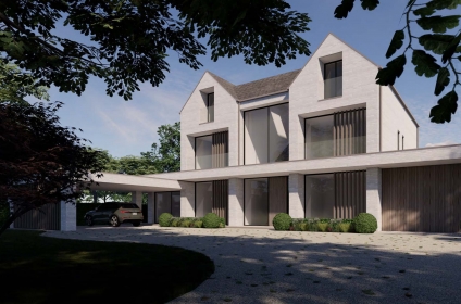 Modern Home with Curated Garden Modern Home with Curated Garden