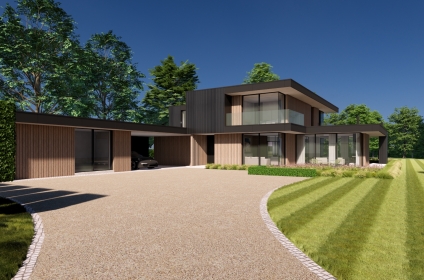 Modern Home in a Country Setting